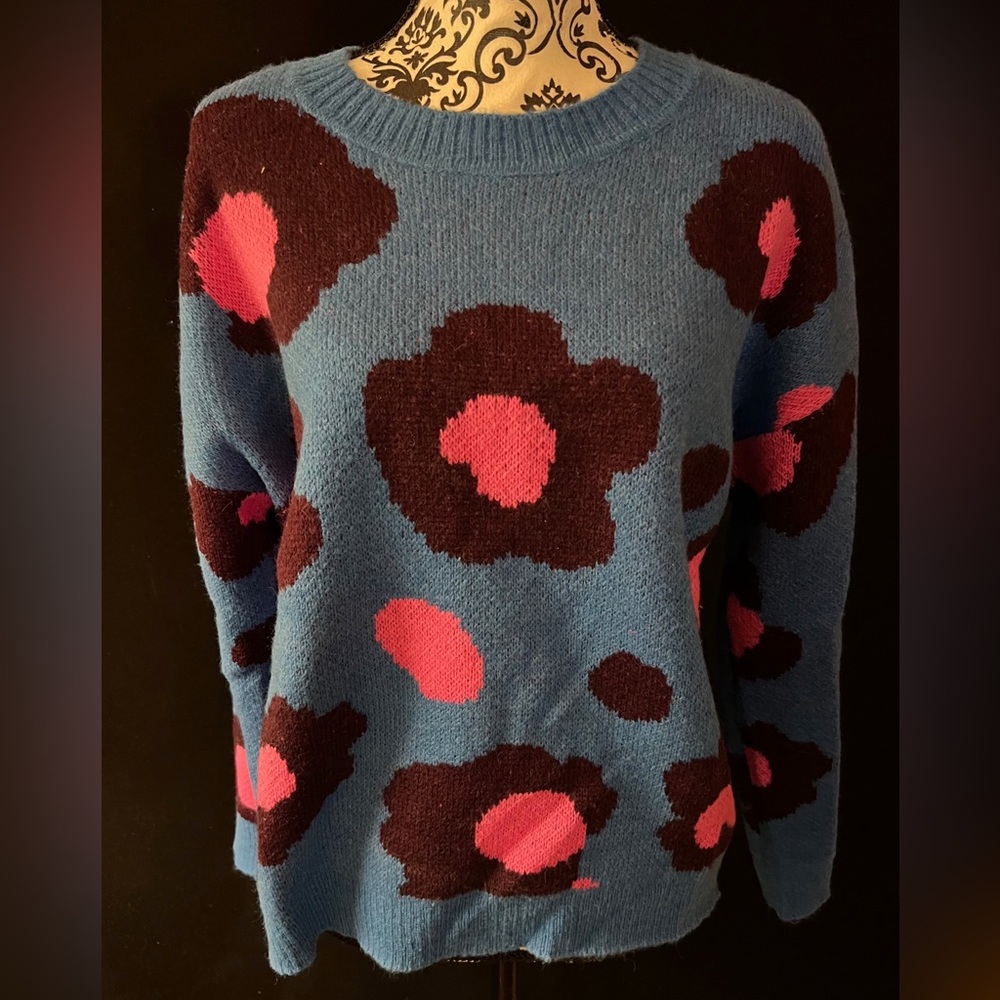 Lilly Pulitzer Ferrara Sweater in Growl and Prowl Jacquard XL NWT